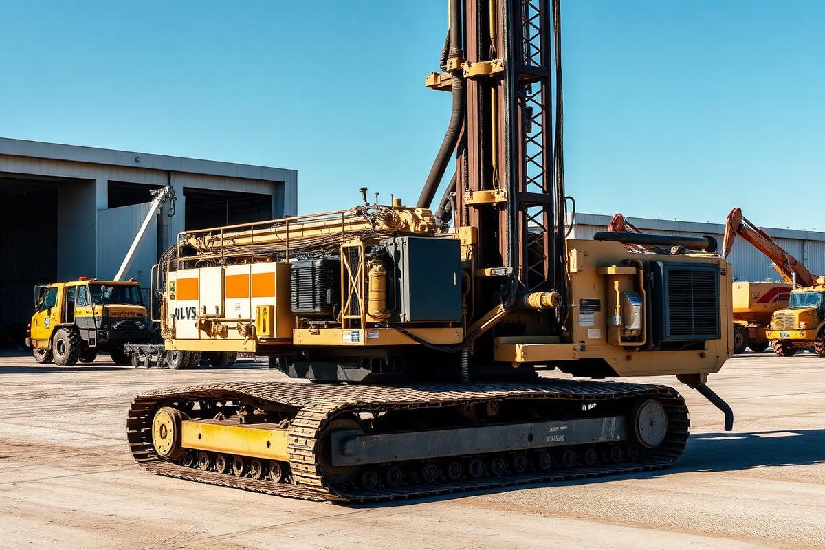 Ingersoll Rand DM45 Rotary Drill Rig available for lease from Enloe Leasing