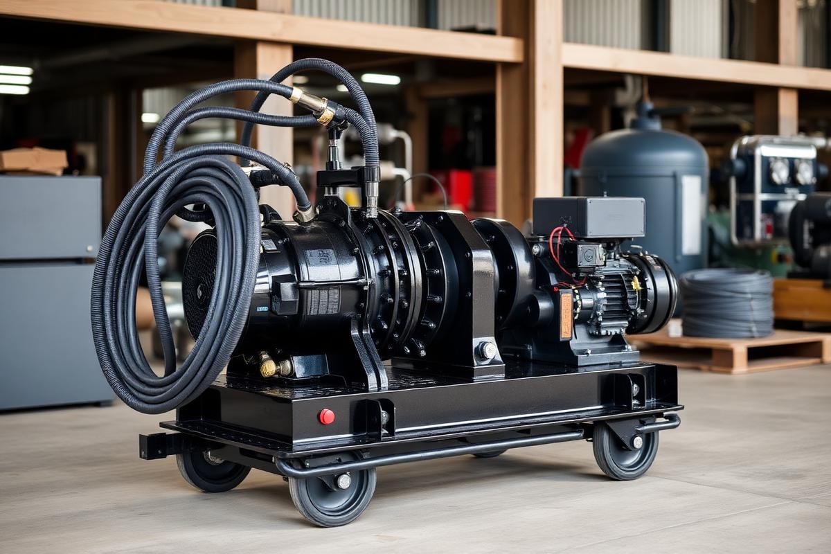 Thompson 6-Inch Hydraulic Pump available for lease from Enloe Leasing