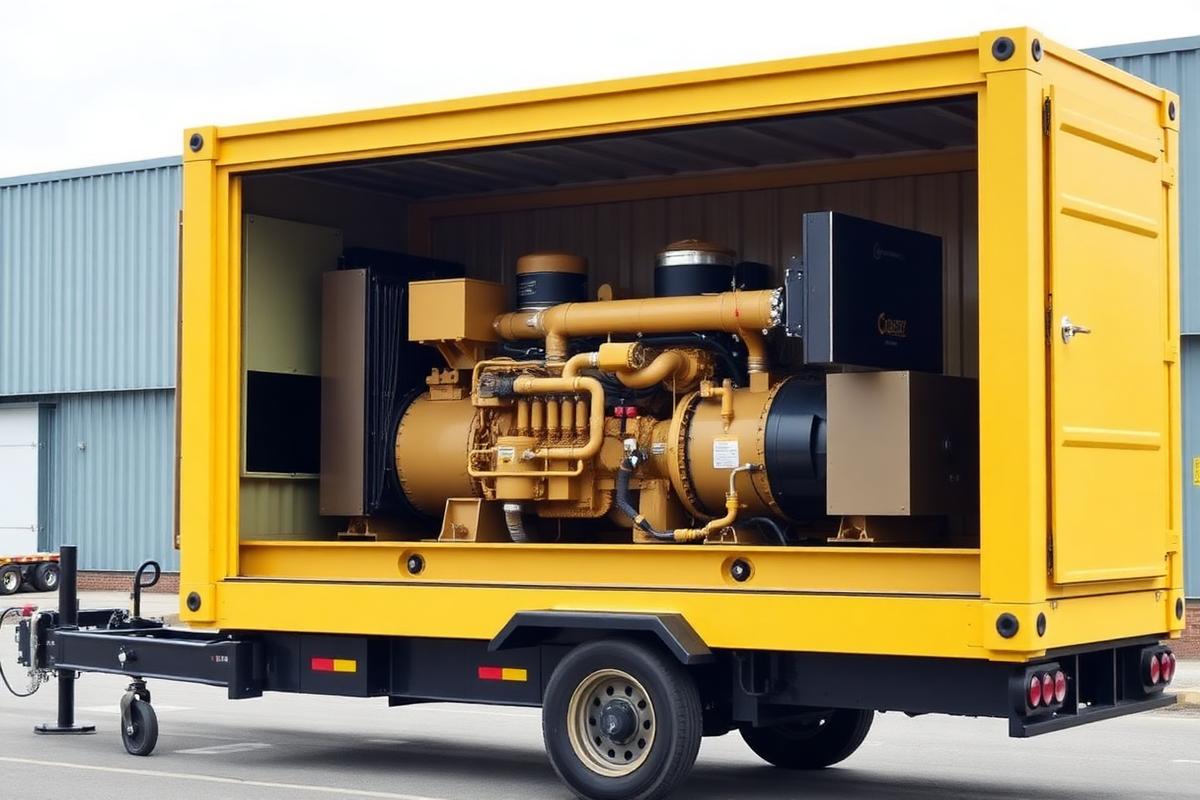 Caterpillar XQ200 Mobile Generator available for lease from Enloe Leasing