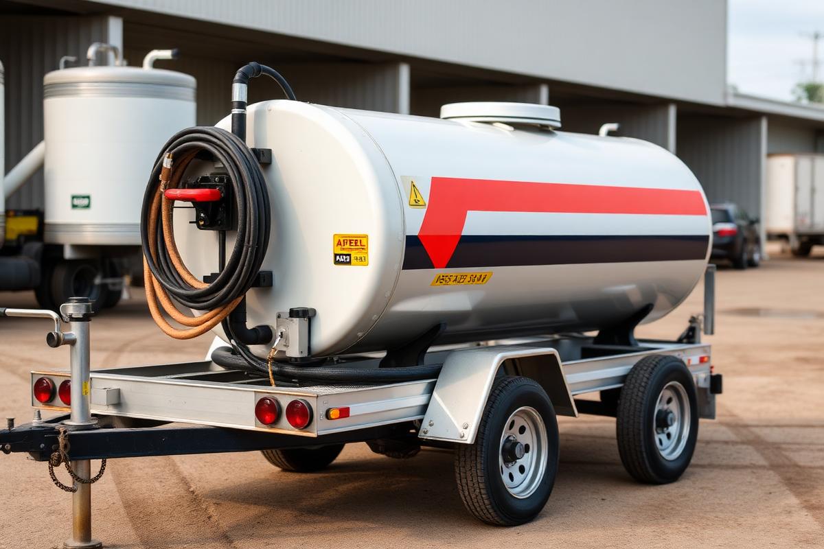 Fuel Storage Trailer available for lease from Enloe Leasing