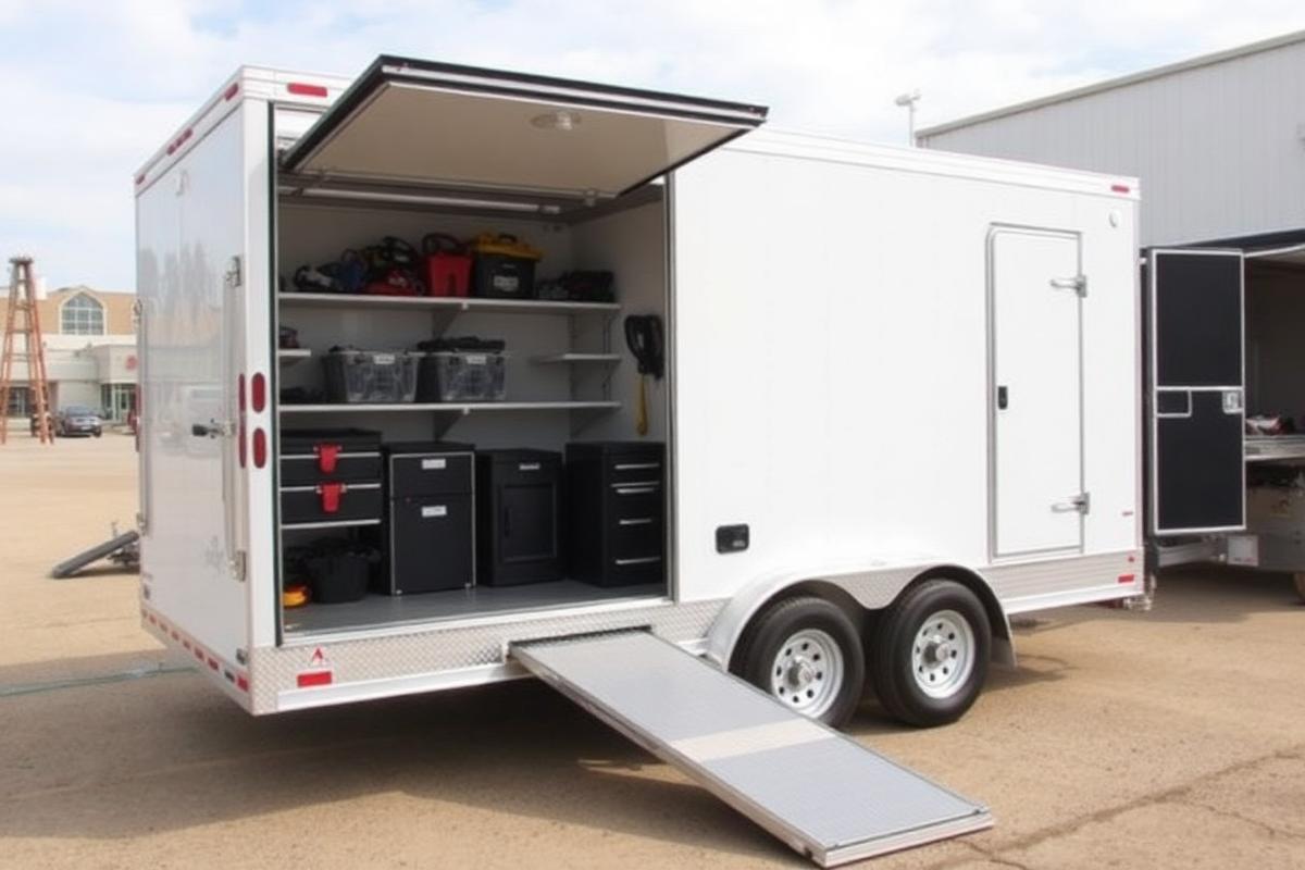 Utility Support Trailer available for lease from Enloe Leasing